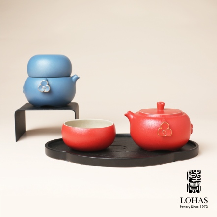【牛來運轉茶禮】一壺一杯一茶托 雙色選擇
