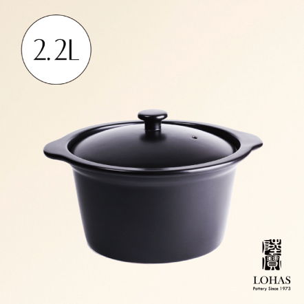 【洋風圓耳鍋 陶鍋】3號 2.2L