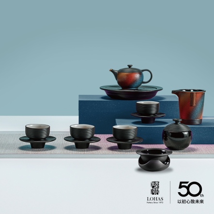 【星河環宇茶禮】一壺四杯+茶盤+茶葉罐 15件式滿配茶禮