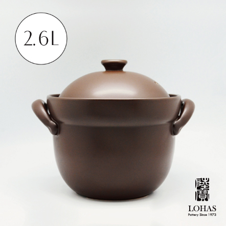 【洋風雙層蓋陶鍋】 2號 2.6L