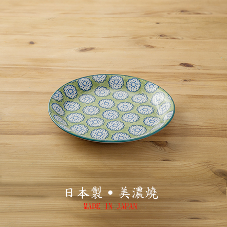 【株式会社アワサカ】Cookie Green餐盤 (中）