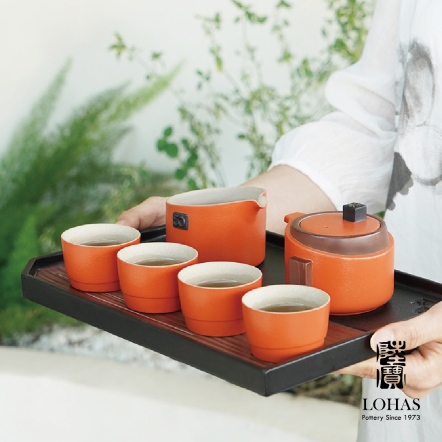 【樂飲茶禮 】經典藍/活力橙 50週年紀念禮 雙層禮盒