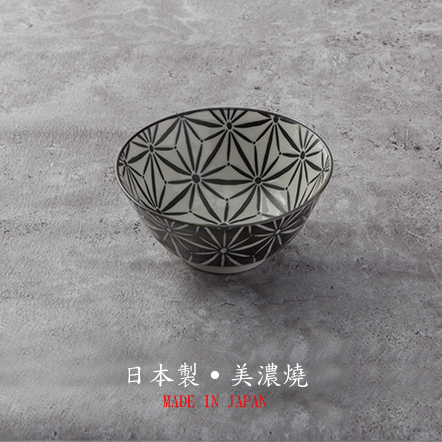 【株式会社アワサカ】麻の葉麵碗(小)