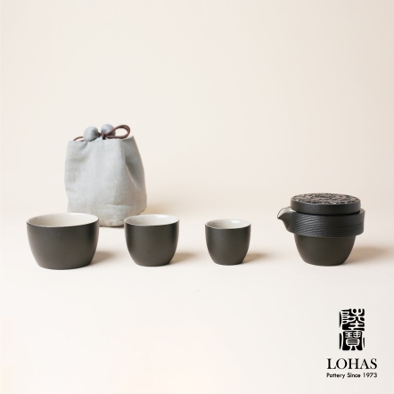 【國色天香旅行組】一壺三杯+便攜布袋 雙色可選