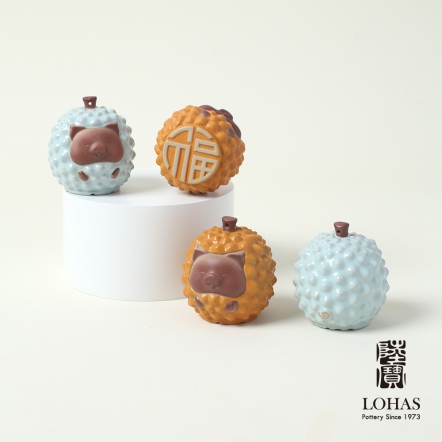 【榴福茶寵】榴槤造型×福氣萌豬 可做吊飾、擺件、可澆淋