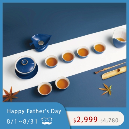 【禪定茶禮】一蓋碗六杯一茶海+茶濾套組