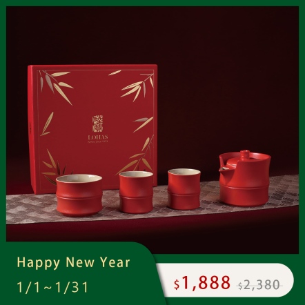 【富竹年年茶組】一壺三杯 造竹節之型 勢如破竹 好運連連