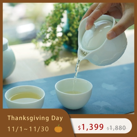 【淩波自在茶組】一壺兩杯