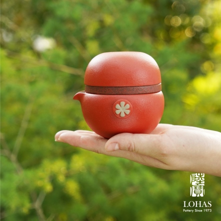 【知足常樂旅行組-富貴紅】撞色雙杯+旅行便攜包